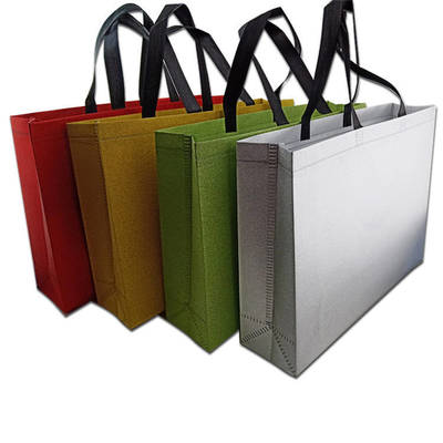 Stile a taglio a stampa Reutilizzabile impermeabile PP tessuto sacchetti di shopping laminati con loghi personalizzati