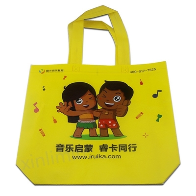 Bottega commerciale non tessuta con logo in disegno personalizzato e materiale laminato in PP