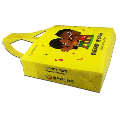 Bottega commerciale non tessuta con logo in disegno personalizzato e materiale laminato in PP