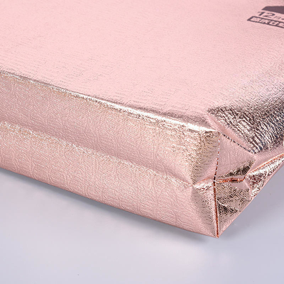 Sacchetto di imballaggio portatile laminato non tessuto per generi alimentari e rose gold Eco PP