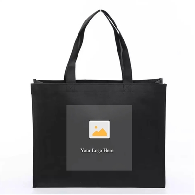 Borsa da shopping non tessuta riutilizzabile personalizzata con portatile portatile del logo