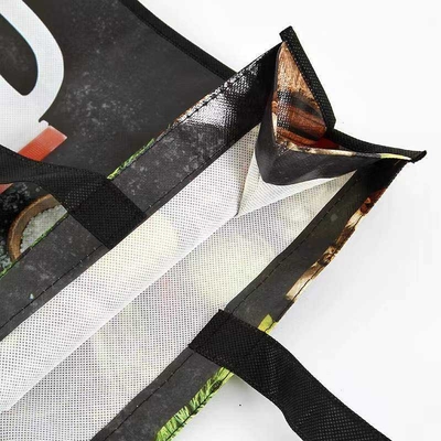 Borsa da shopping non tessuta riutilizzabile personalizzata con portatile portatile del logo