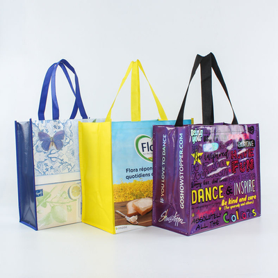 Borsa da shopping non tessuta riutilizzabile personalizzata con portatile portatile del logo