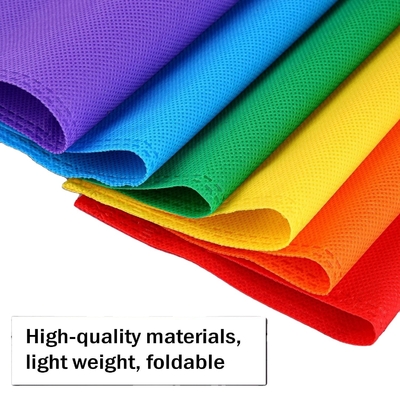 Portable Non Woven Recyclable Shopping Tote Bags Custom Make Logo stampato