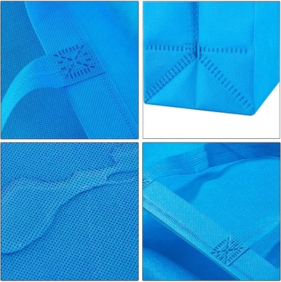 Portable Non Woven Recyclable Shopping Tote Bags Custom Make Logo stampato