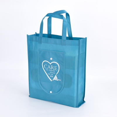 Borse da shopping pieghevoli non tessute per viaggi e ecologiche