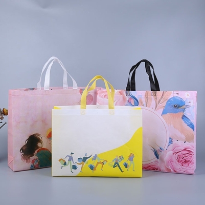 Borsa per acquisti pieghevole non tessuta con portabile con logo