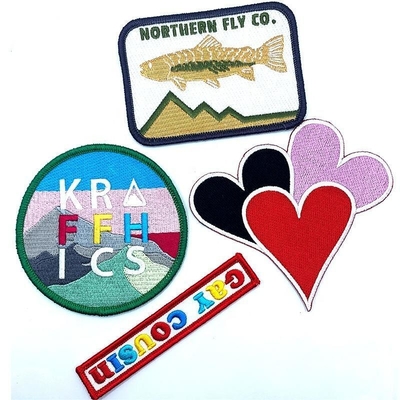 3D tessuto personalizzato ricamato patch badge per la decorazione sequine ricamo di abbigliamento