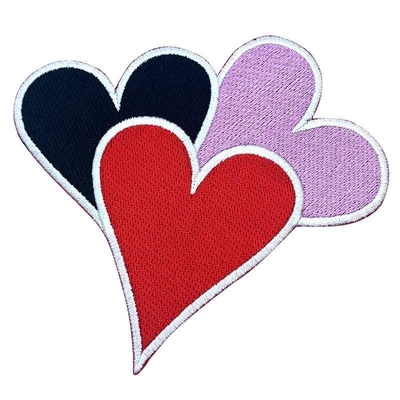 3D tessuto personalizzato ricamato patch badge per la decorazione sequine ricamo di abbigliamento