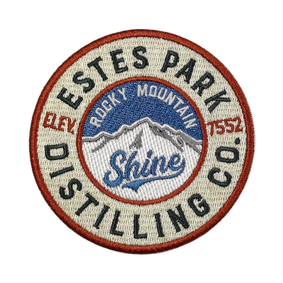 Ricamo personalizzato in 3D Patch Iron On Patches per abbigliamento in tessuto