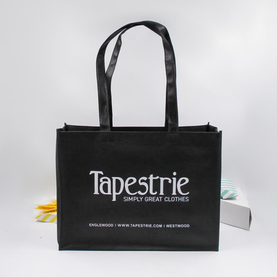 Ordine su misura Tissu ecologico non tessuto Logo Borsa da shopping per la promozione delle mostre