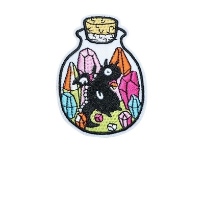 Patch di ricamo su ferro personalizzato Patch ricamati a chenille Patch ricamati a tessuto 3D Tipo tela