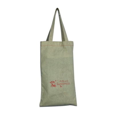 30*40*10cm Borsa di cotone organico con corda di trazione