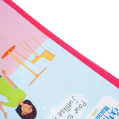 OEM/ODM Acceptabile Pp multi-colore sacchetti non tessuti per lo shopping Logo personalizzato