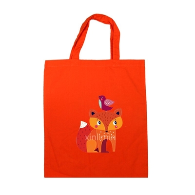 Logo personalizzato Logo riutilizzabile di cotone tela a corda sacchetto da shopping per Eco-friendly