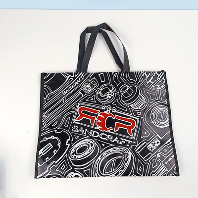 30*10*40 borsa da shopping nera a maglia non tessuta