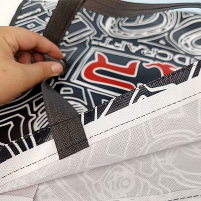 30*10*40 borsa da shopping nera a maglia non tessuta