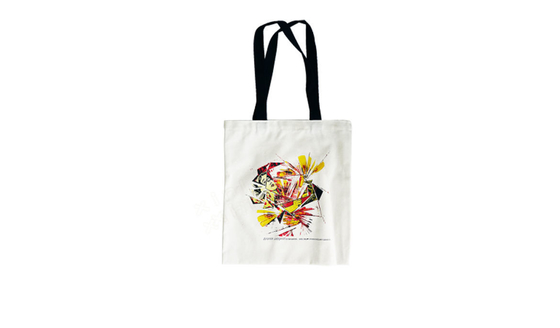 Logo stampato su misura Bolsetti di tela di cotone semplici e bianchi personalizzati per acquisti riutilizzabili