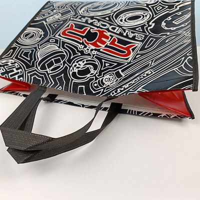 30*10*40 borsa da shopping nera a maglia non tessuta