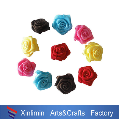 Decorazione dei capelli di colore cravatta natalizia 100% poliestere nastri mini archi per bottiglie di vino