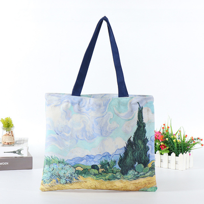 Logo personalizzato stampato borsa di gomma sublimazione riciclabile riutilizzabile per negozi