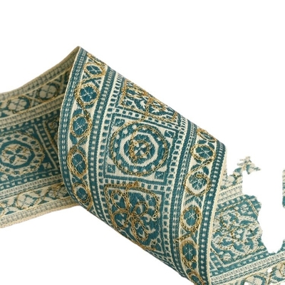 Nastro di Jacquard personalizzato a doppia faccia ad alta tenacia per imballaggi e decorazioni regalo
