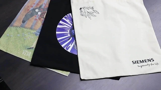 Prodotti alimentari Logo personalizzato stampato riciclare semplice cotone organico tela Tote sacchetti da shopping con cerniera