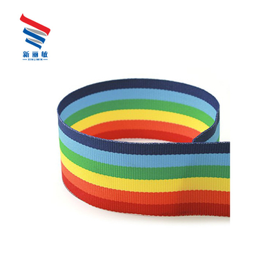1-1/2&quot; Larghezza Stampato su misura a doppia faccia a strisce Elastico Nastro Grosso per rotolo
