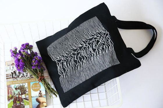 Borsa da bagno in tela Casual Big Shoulder per lo shopping alla moda