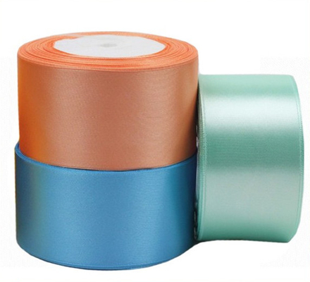 Nastro di poliestere riciclabile eco-compatibile Nastro satinato per tessuti per la casa 3mm-100mm
