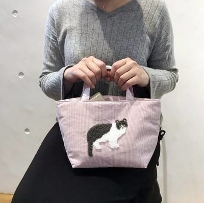 Logo personalizzato Love Animal 3D Towel Borsa ricamata di cotone per la comodità dello shopping