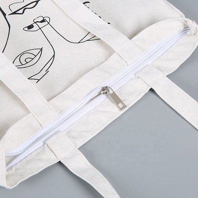 Colori personalizzati per la vendita di alimentari riciclati Canvas Calico Tote Bag