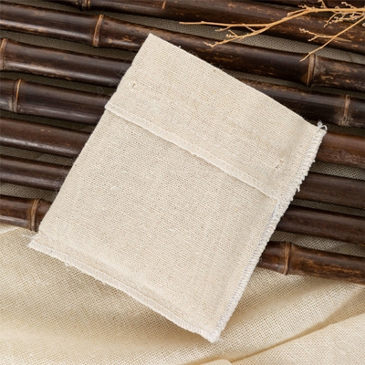 Logo personalizzato Eco-friendly Luxury Soft Cotton Bag per l'organizzazione di gioielli durevoli
