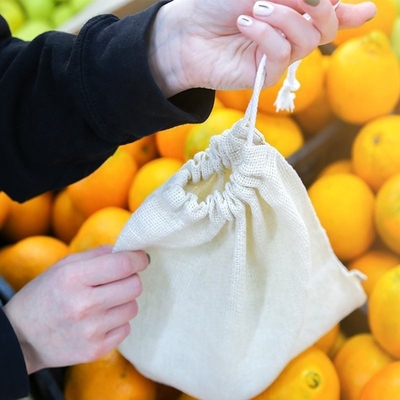 Borsa a mano a doppia corda di cotone