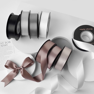 Stampa personalizzata di lusso di marca personalizzata San Valentino Merry Christmas Gift Ribbon With Logo
