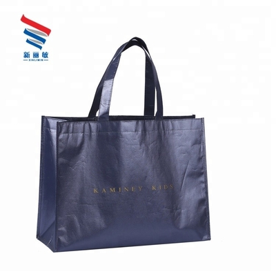 Borsa di tessuto non tessuto con angolo rotondo e stampa del logo su misura