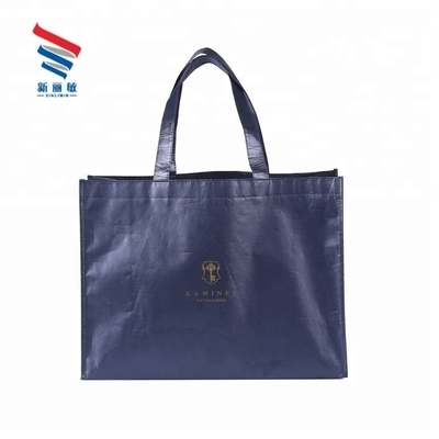 Borsa di tessuto non tessuto con angolo rotondo e stampa del logo su misura