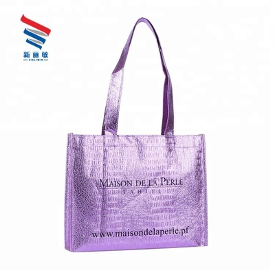 Borsa di tessuto non tessuto con angolo rotondo e stampa del logo su misura