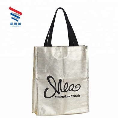 Borsa di tessuto non tessuto con angolo rotondo e stampa del logo su misura