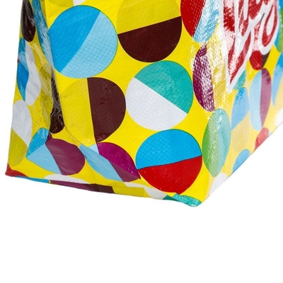 Borsa di tessuto per la stampa a colori in plastica composita in pelle di serpente ecocompatibile per le esigenze dei clienti