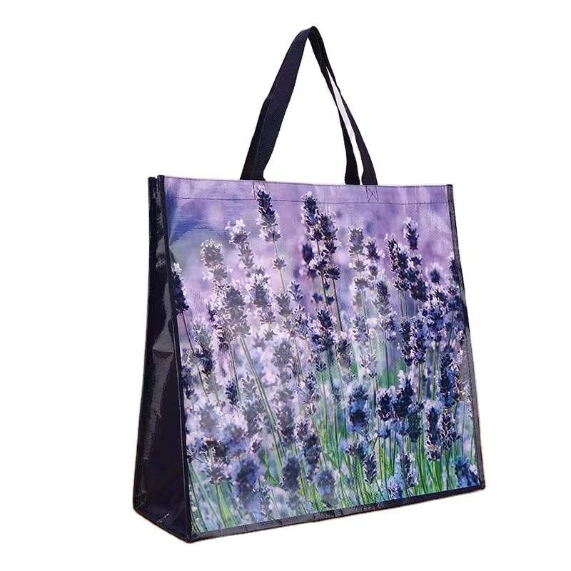 Borsa da shopping non tessuta riutilizzabile personalizzata con portatile portatile del logo