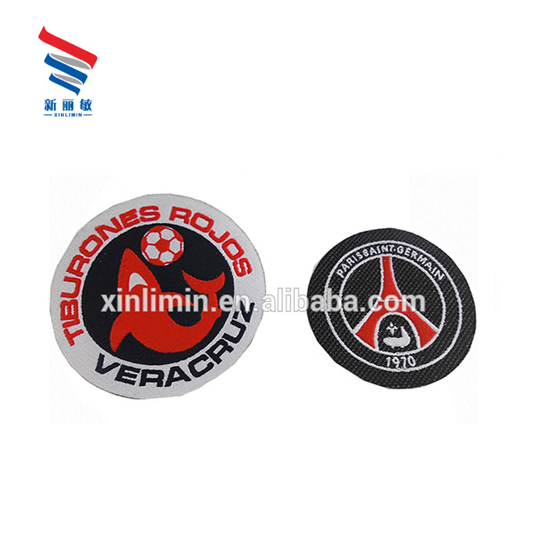Buttone sullo stile Custom Design Ferro su tessuto Patch per squadra di calcio Club personalizzato