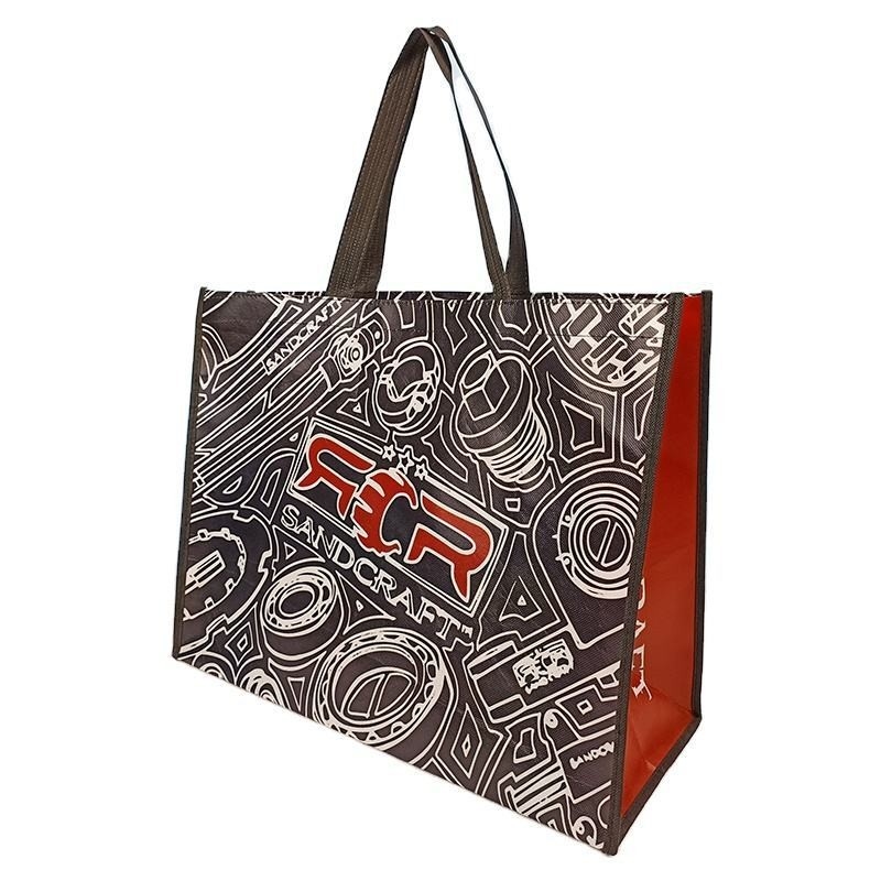 30*10*40 borsa da shopping nera a maglia non tessuta