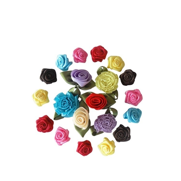 Decorazione dei capelli di colore cravatta natalizia 100% poliestere nastri mini archi per bottiglie di vino
