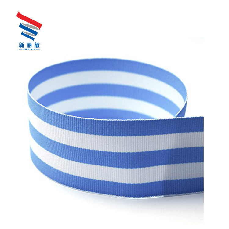 1-1/2&quot; Larghezza Stampato su misura a doppia faccia a strisce Elastico Nastro Grosso per rotolo