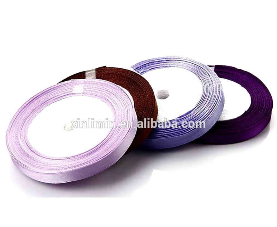 Nastro di poliestere riciclabile eco-compatibile Nastro satinato per tessuti per la casa 3mm-100mm