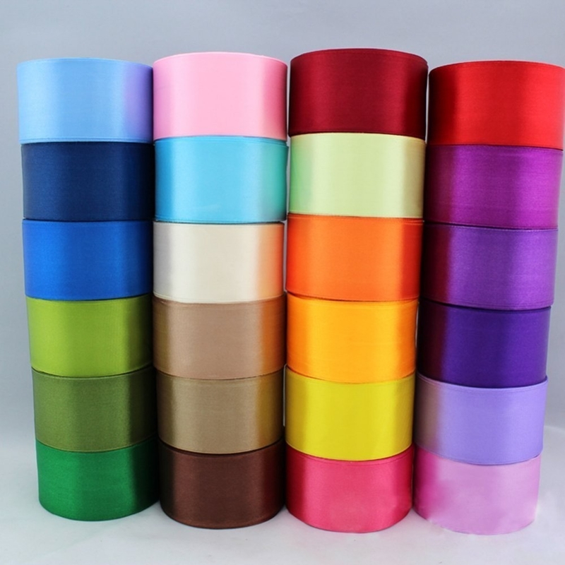Nastro di imballaggio con logo stampato su misura larghezza 3 mm-100 mm tipo di tessuto satinato/grossor