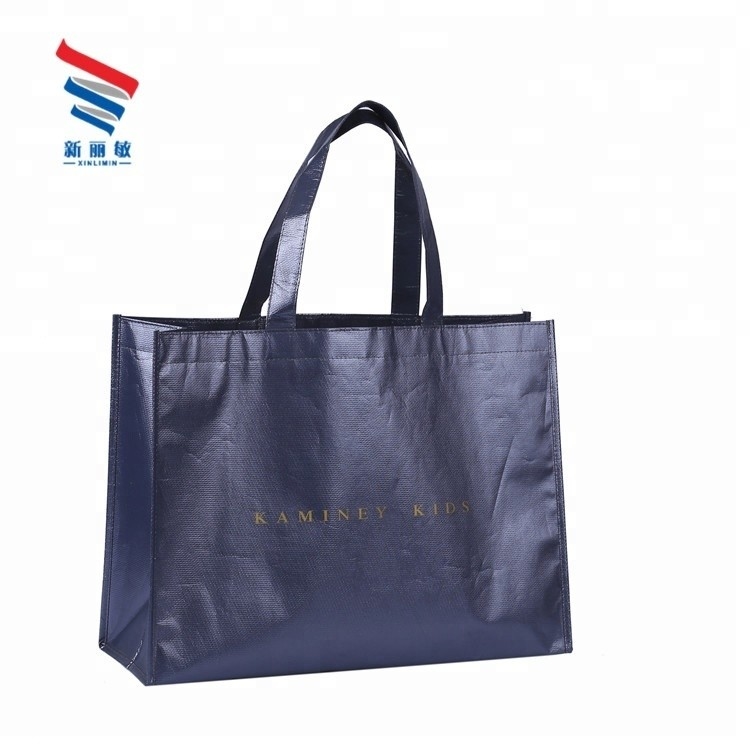 Borsa di tessuto non tessuto con angolo rotondo e stampa del logo su misura